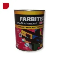 Эмаль Farbitex ПФ-115 0.8 кг (красный)