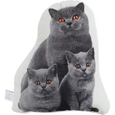Декоративная подушка Этель Cat family 10864246