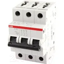 Выключатель автоматический ABB S 203 3P С 40А 6кА 3M 2CDS253001R0404