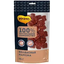 Мнямс Колбасная нарезка для собак 75 г