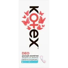 Прокладки гигиенические женские Kotex Deo, ежедневные, ультратонкие, 20 шт