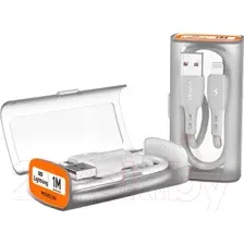 Кабель Vipfan X06 USB-iPhone (1м, в футляре)