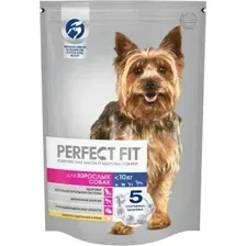 Корм для собак Perfect Fit для мелких и миниатюрных пород, с курицей, 500 г