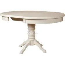 Стол кухонный МЕБЕЛЬ-КЛАСС Прометей cream white 100-140х77,5 cм