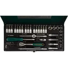набор головок торцевых! 1/4''DR, 4-13 мм, 41 предмет\ S04H2141S JONNESWAY