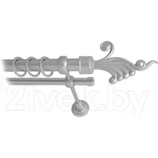Карниз для штор Lm Decor Кения 023 2р гладкий 25/16мм (сатин, 3м)