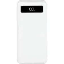 Внешний аккумулятор TFN Porta LCD PD 22.5W 30000mAh (белый)