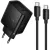 Сетевое зарядное Hoco N75 USB Type-C (черный)