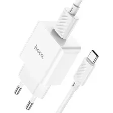 Сетевое зарядное Hoco C106A USB Type-C (белый)
