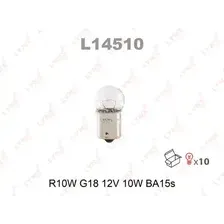 Автолампа BA15s LYNXAUTO L14510 R10W 12