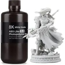 Фотополимер Elegoo 8K ABSlike V3.0 1кг (белый дым)