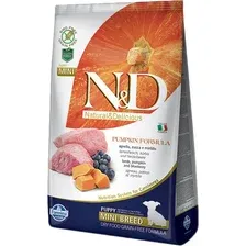 Сухой корм для собак Farmina N&D Grain Free Pumpkin Lamb & Blueberry Puppy Mini (2.5кг)