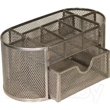 Органайзер настольный inФормат IF-MO9-SIL (серебристый)