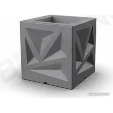 Кашпо Berkano Icelandic Cube DB (графит)