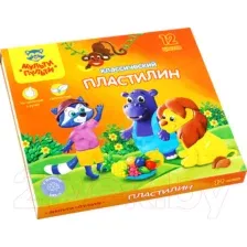 Пластилин Мульти-пульти Приключения Енота КП_10209 (12 цв)