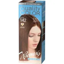 Гель-краска для волос Estel Quality Color Цветель тон 142 (115мл, каштан)