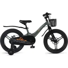 Детский велосипед Maxiscoo Jazz Pro 18 2026 / MSC-J1854P (зеленый матовый)