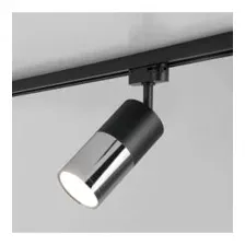 Трековый светодиодный светильник Avantag черный матовый/хром 6W 4200K (LTB27) ES