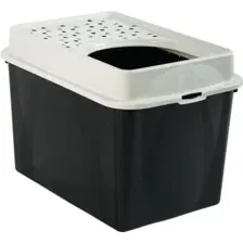 Туалет-домик Rotho Berty Top Entry Eco, черный, 4004608080
