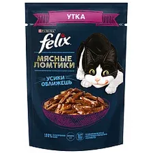 Felix Мясные ломтики для кошек (Утка в соусе) 75 г х 26 шт