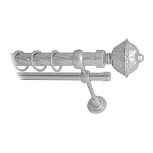 Карниз для штор Lm Decor Империя 168 2р витой 25/16мм (сатин, 2м)