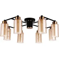 Люстра средней высоты Arte Lamp Leo A7027PL-8BK