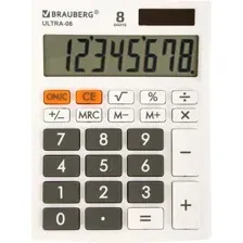 Калькулятор BRAUBERG Ultra-08-WT (250512)