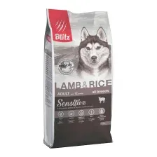 Сухой корм для собак Blitz Pets Sensitive Adult Lamb & Rice / 4204 (15кг)