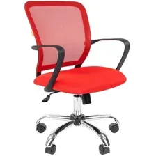 Офисное кресло CHAIRMAN 698 Chrome (красный)