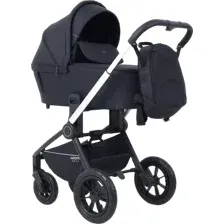 Коляска MOWbaby Zoom air 3в1, MB087, silver black