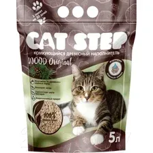 Наполнитель для туалета Cat Step Wood Original 5 л
