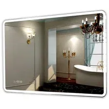 Пекам Зеркало Marta 1 80x60 marta1-80x60spcl (с подсветкой, сенсором на прикосновение, подогревом и часами)
