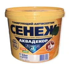 Антисептик тонирующий Аквадекор Сенеж 103-Х2 сосна, 2,5кг