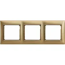 Рамка для выключателей и розеток Legrand Valena DIY / 694361 (золото матовое)