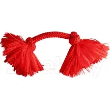 Игрушка для собак Playology Dri-Tech Rope / P300758 (с ароматом говядины, маленький,  красный)