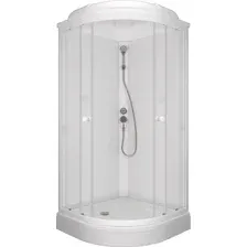 Душевая кабина Saniteco SNT CL-90 90х90 (белый/прозрачное стекло)