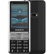 Кнопочный телефон Maxvi X900 (черный)