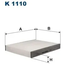 Салонный фильтр Filtron K1110