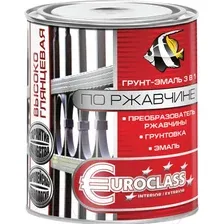 Эмаль Euroclass грунт-эмаль по ржавчине (темно-зеленый, 1.9 кг)