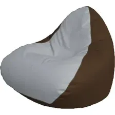 Кресло-мешок Flagman Relax Р2.3-55 (белый/коричневый)