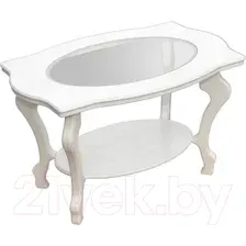 Журнальный столик Мебелик Берже 1С (белый ясень)