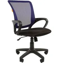 Офисное кресло CHAIRMAN 969 (черный/синий)