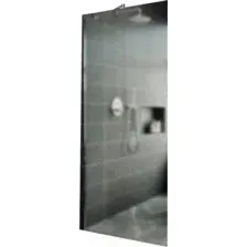 Душевая стенка MaybahGlass 119x195 / MGD-688-5ш (сатин стекло/хром матовый)