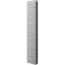 Радиатор биметаллический Royal Thermo PianoForte Tower new Silver Satin 18 секций