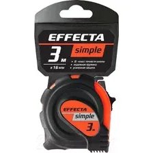 Рулетка Effecta Simple 16мм / 570316 (3м)