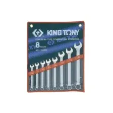 набор ключей комбинированных! 10-22мм 8предметов KINGTONY 1208MR