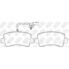 Тормозные колодки дисковые NIBK PN0638W