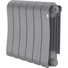 Биметаллический радиатор Royal Thermo Infinity 300 Silver Satin - 6 секций