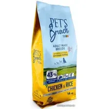 Сухой корм для собак Pet's Brunch для взрослых собак крупных пород 14 кг