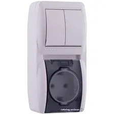 Розетка Lezard Nata 710-0200-173 (белый)